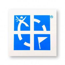 Geocaching.com Blue sticker 3x3 Geocaching.com Blue sticker 3x3