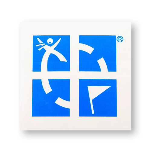Geocaching.com Blue sticker 3x3 Geocaching.com Blue sticker 3x3
