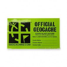 Geocache medium sticker