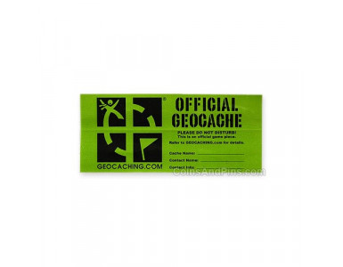 Geocache small sticker