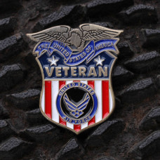 Air Force Veteran Pin