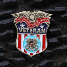 Coast Guard Veteran Pin