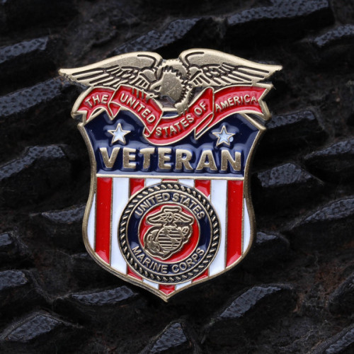 Marine Corps Veteran Pin Marine Corps Veteran Pin